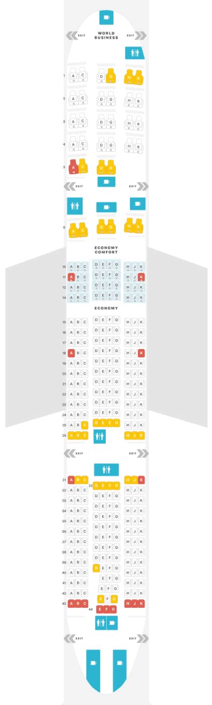 boeing 777-200 stoelindeling|Seat map of KLM Boeing 777.